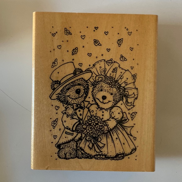 Anita's Art Wooden and Rubber Stamp - Picture 1 of 5